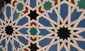 Mosaic tiles.